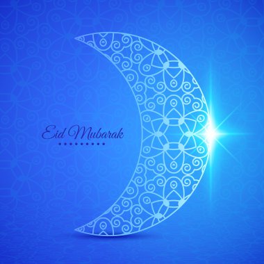 Moon için Müslüman topluluk festival eid mubarak