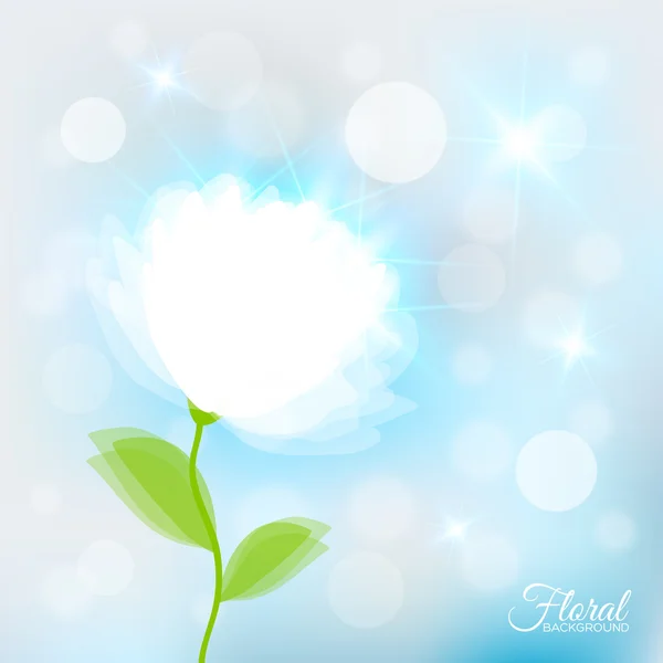 Background with delicate flower — Stock Vector