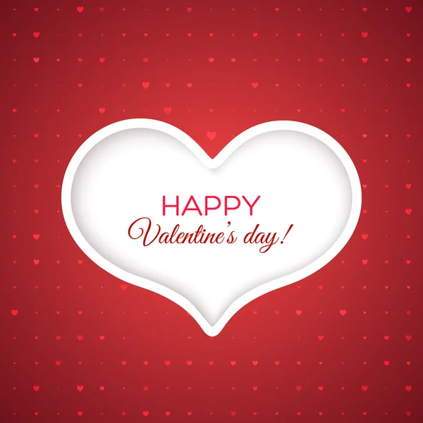 Happy Valentine's day Card — Stock Vector