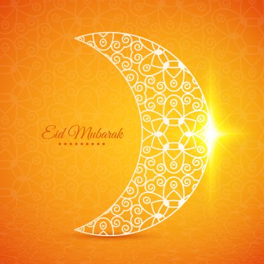 Moon için Müslüman topluluk festival eid mubarak