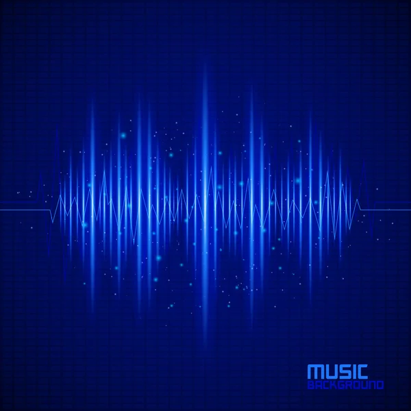 Music background with equalizer — Stock Vector
