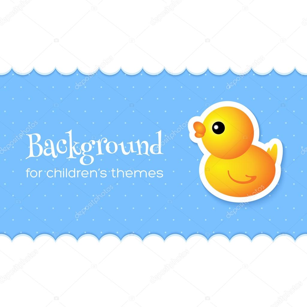 Abstract Background with Duck