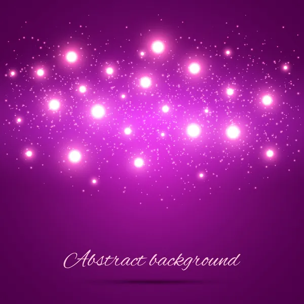 Fondo púrpura con luces — Archivo Imágenes Vectoriales