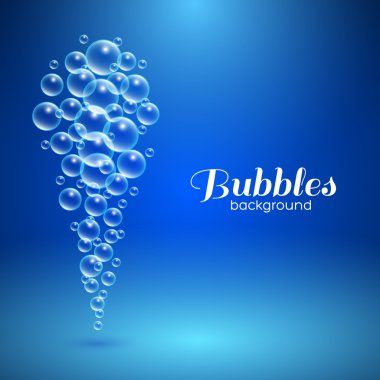 Hava kabarcıkları arka plan