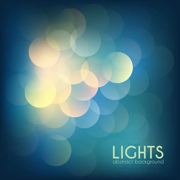 Bokeh Lights Vintage Background — Stock Vector