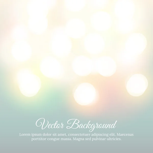 Bokeh Background — Stock Vector