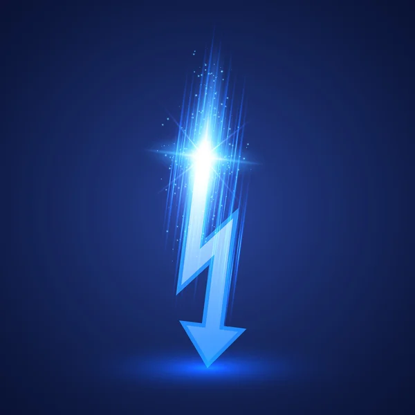 Vector Lightning Bolt — Stock Vector