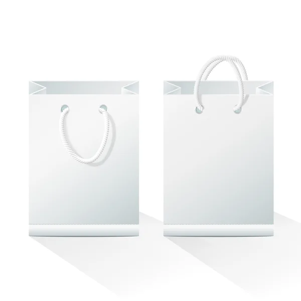Blank Shopping Paper Bags — Stock Vector