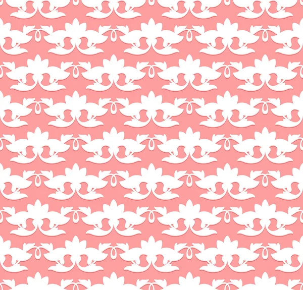 Motif floral abstrait sans couture décorative — Image vectorielle