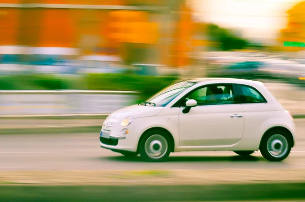 Witte auto — Stockfoto