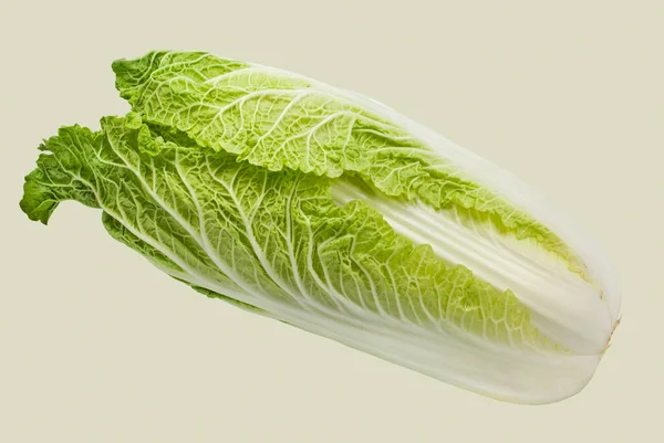 Fresh Chinese Cabbage Isolated Background — Stock Photo, Image