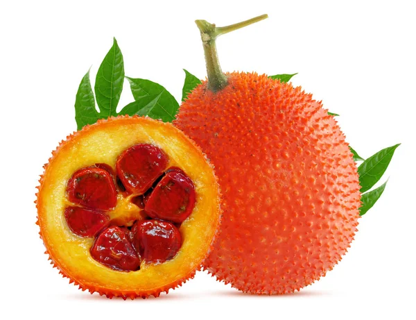 Gac Fruits Isolated White Background — Stock Photo, Image