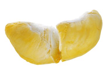 Durian beyaz arkaplanda izole edildi