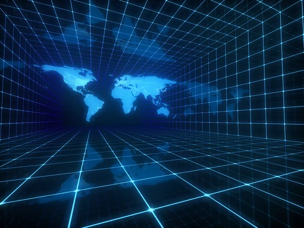 Dijital dünya haritası