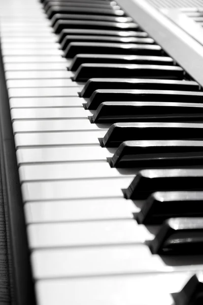 Electronic piano keys Stock Photo