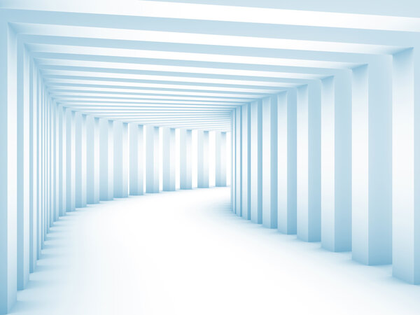 Тоннель с колоннами
