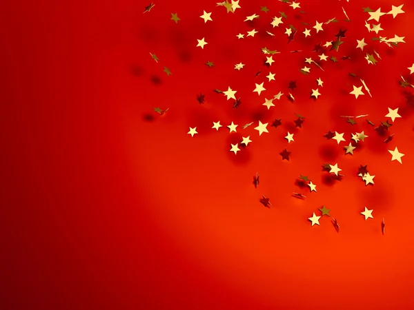 Estrelas no vermelho — Fotografia de Stock