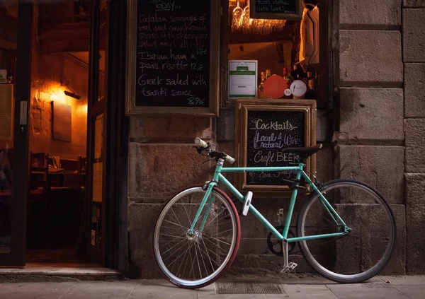 Bicicleta Verde Cidade — Fotografia de Stock