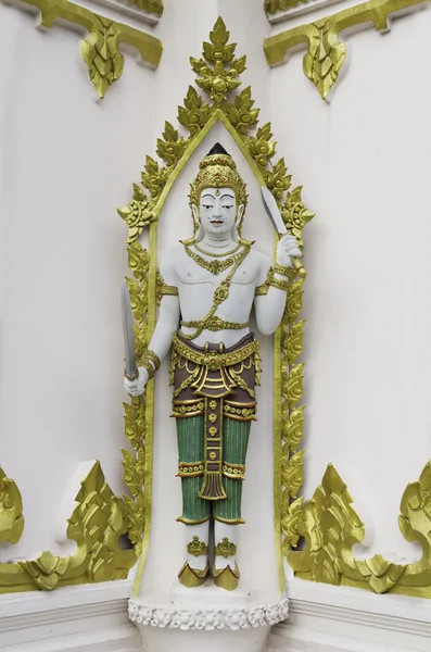 Thailändska vinkel i templet — Stockfoto