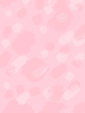 Beyaz soyut noktalı pembe arkaplan. Paketleme veya kumaş için arkaplanı yazdır. Kaotik noktaları olan parlak el çizimi resimler.
