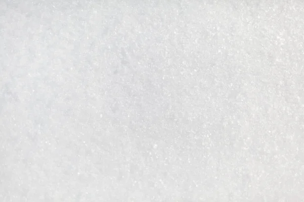 Czysty Biały Śnieg Bliska Zimowe Tło Powierzchnia Śniegu Świeży Puszysty — Zdjęcie stockowe