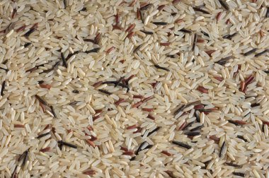 arka plandan farklı sınıflarda dağınık pirinç