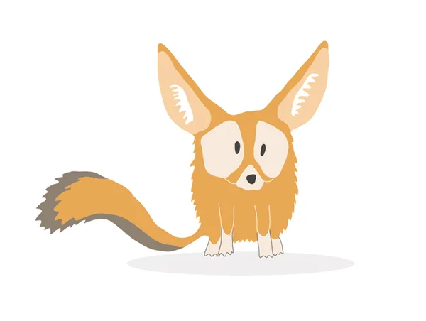 Fennec fox — Stockvector