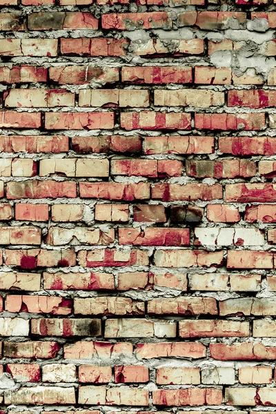 Tuğla duvar (arka plan ve doku) — Stok fotoğraf
