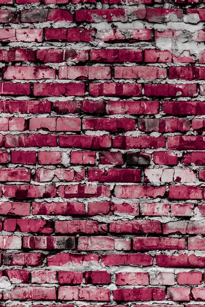 Bakstenen muur (achtergrond en textuur) — Stockfoto