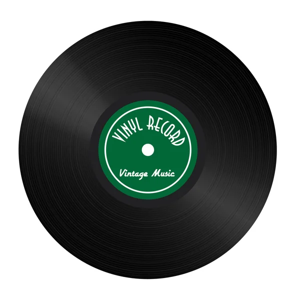 Vintage vinyl record — Stockvector