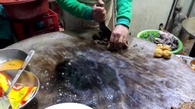 Et kesme 4k kısa video klibi