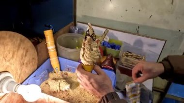 koni dondurması 4k kısa video klibi