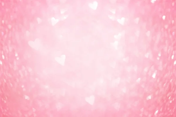Roze Wazig Valentijnsdag Achtergrond Concept Abstract Wazig Roze Toon Lichten — Stockfoto