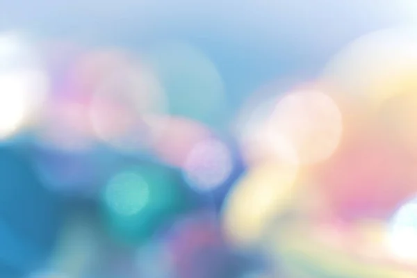 Abstract Blurred Colorful Bokeh Background Blue Accent Abstract Blurred Background — Stockfoto