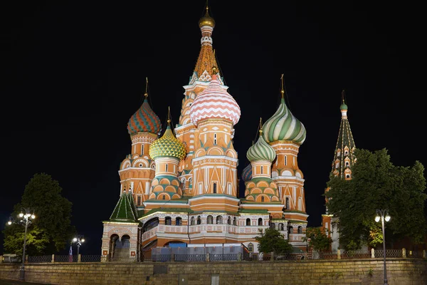 モスクワロシア 2021年7月 バシレフスキー スプスクのバジル大聖堂 モスクワの観光スポット ロイヤリティフリーのストック写真