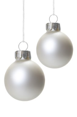 Noel, Noel baubles beyaz