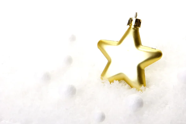 Christmas, christmas decoration gold — Stock Photo, Image