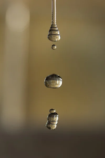 Água, gotas de água — Fotografia de Stock