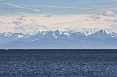 Deniz, göl, dağlar