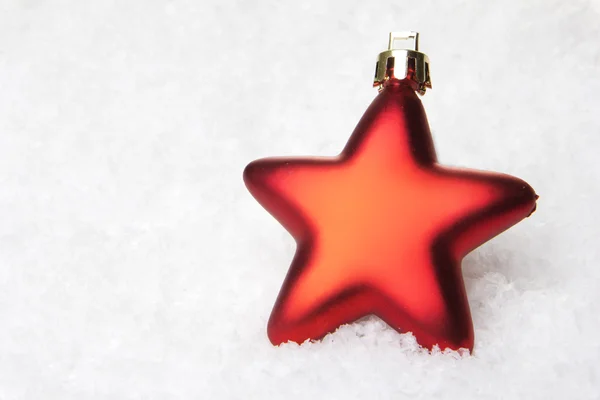 Noel Dekorasyon kırmızı — Stok fotoğraf