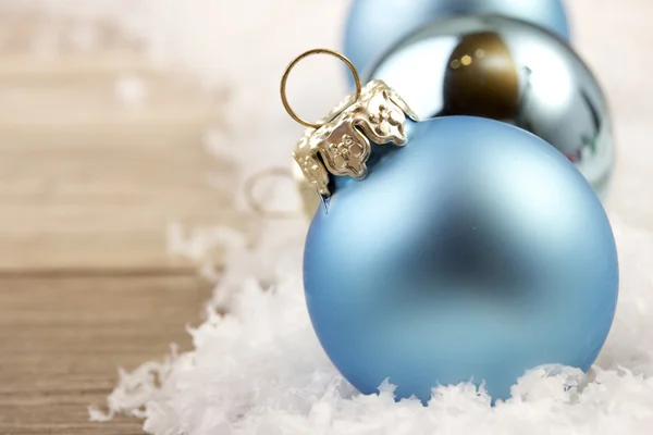 Weihnachten, weihnachtsschmuck blau — Stockfoto