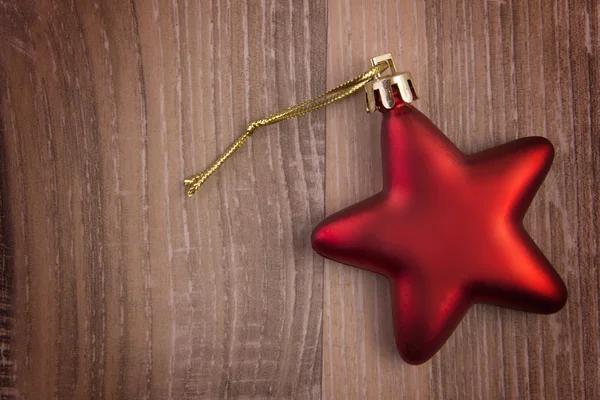 Ornamento de Natal vermelho — Fotografia de Stock