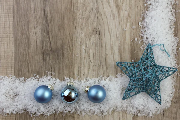 Vánoční ozdoba tyrkysová — Stock fotografie