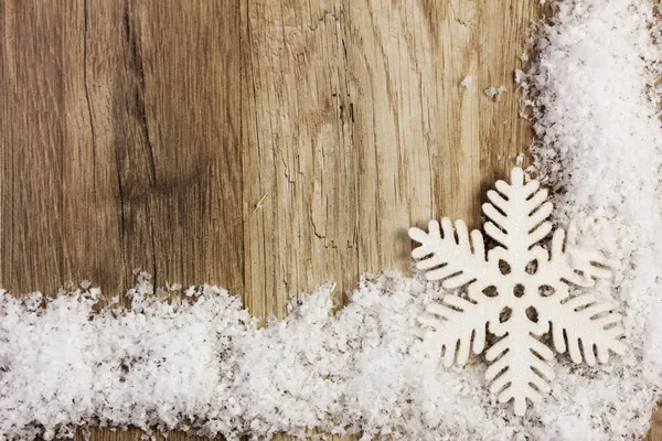 Ornamento de Natal branco — Fotografia de Stock