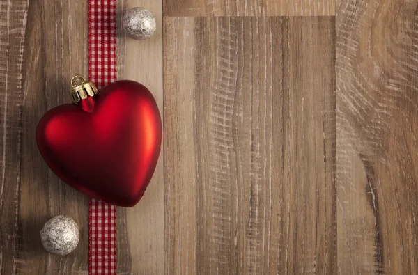 Decoração de Natal vermelho — Fotografia de Stock