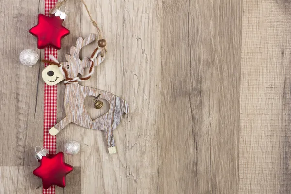 麋鹿作为圣诞装饰 — 图库照片