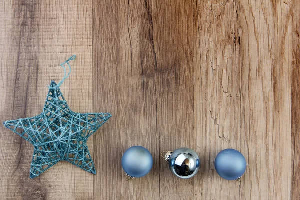Christmas decoration turquoise — Stock Photo, Image