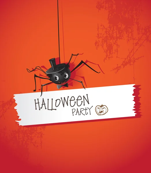 Halloween-Spinnen — Stockvektor