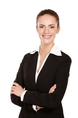 güzel bir kadın kolları ile ayakta geçti