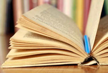 kitap kitap karşı masanın üstüne